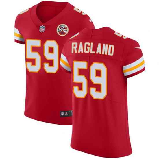 Nike Chiefs #59 Reggie Ragland Red Team Color Mens Stitched NFL Vapor Untouchable Elite Jersey